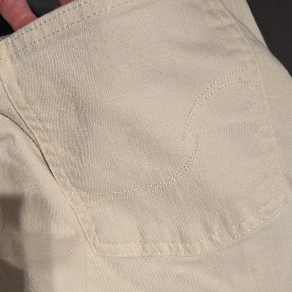 Levi Strauss Signature High Rise Straight Pants - Cream - Picture 6 of 10
